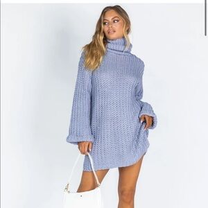 NWT princess Polly Memphis jumper dress blue/purple sz.XS/S